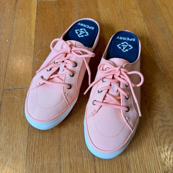Sperry’s Slip-On Sneakers - Salmon Pink - Size USA 9, EUR 40 - Picture 3 of 7